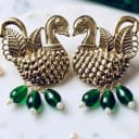 Mor Emerald Drop Studs